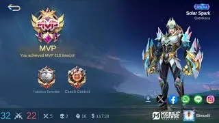 Gatotkaca full tanker mode roamer carry team [Mobile Legend Bang Bang]