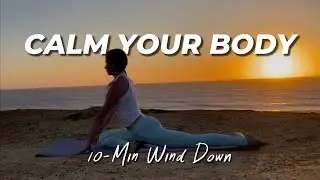 10-Min Gentle Evening Yoga |  Sunset Flow for Restful Night