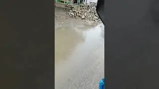 Water Above National Highway. Worst situation at Lower Assam , Barpeta District, Roads are breaking