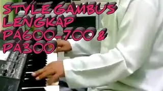 KORG pa600's complete gambus style