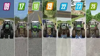 Fs09 vs Fs17 vs Fs18 vs Fs19 vs Fs22 vs Fs23 vs Fs25 | Fendt 9000 Series