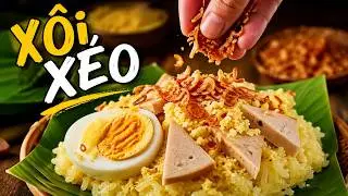 [Tết 2026] Cách nấu XÔI XÉO vàng óng, dẻo thơm thay thế xôi trắng truyền thống.