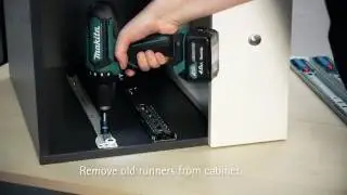 Upgrade your drawer: How to change roller runners to ball bearing slides by Hettich