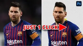 Photoshop Tutorial   How To Remove a Background  Just in ONE click