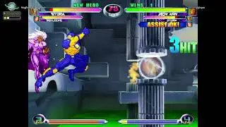 MvC2: Dylnyan - Storm/Iron Man Dual Infinite (Trijump + NJ) 115% Последовательность .:11.19.25:.