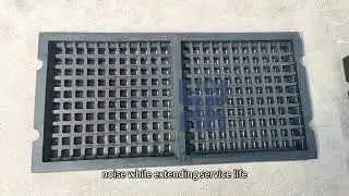 Rubber screen panel with excellent wear resistance for mining