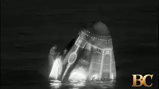 Sick astronaut, rest of crew splash down in Pacific after undocking from ISS