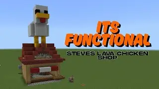 I Built a Functional Steve&rsquo;s Lava Chicken Shop in Minecraft!