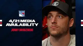 NYR 2025 Exit Day: Jonny Brodzinski Media Availability | April 21, 2025