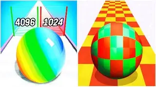Ball Number Merge Games 3D (Android) Vs  Sky Trip Balls (iOS)