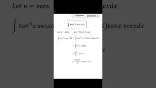 U-Substitution #maths #mathematics #education #usubstitution #integral #calculus #trending #shorts