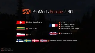 ProMods Europe Map 2.80  ETS2 1.57 [🔴] 𝐀𝐎 𝐕𝐈𝐕𝐎