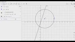 Recta secante a una circunferencia