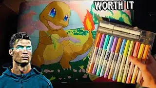 I review the the cheapest pastel brush pen😍