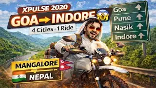 I Rode Across 4 Cities Alone | Goa to Indore