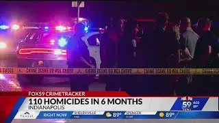 Indy's 2022 half-way murder rate comparable to 2021's record pace