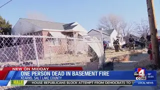 UPDATE: One dead following Kearns house fire, blaze under control