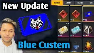 Blue Custom Card Free fire 💙|| Craftland Custem Freefire