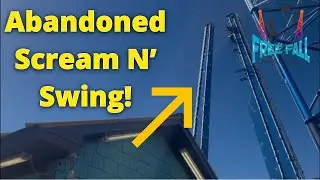 Заброшенный аттракцион S&S Scream N&rsquo; Swing в парке Free Fall Park в Миртл-Бич!?
