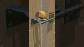 Automatic Swing Gate Latch! 🔐 Idea design #shorts