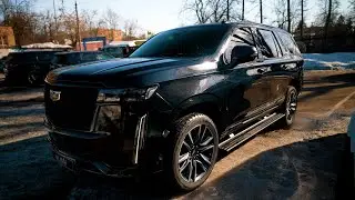 Выхлоп на Новый Cadillac Escalade V8 - вот это МОЩНО!