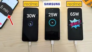 Realme 7 Pro vs Realme 6 Pro vs SAMSUNG M31s Charging Speed Test | 0% to 100% and Heating Test! 😱