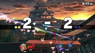 Smash Bros Ultimate Online: Ken vs Kirby (Comeback)