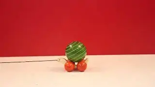 Channapatna Non-Toxic Wooden Push and Pull Along Toy Turtle | Handmade | Exotic India Art