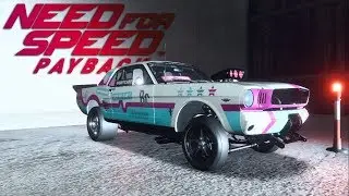 NFS Payback - Abandoned Big Sister 65' Mustang but every cop takedown changes the K-pop