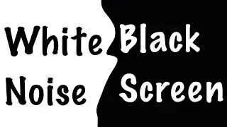 4 Hours of White Noise Black Screen for Zenith Sleep Peak & Study, Focus, Calm