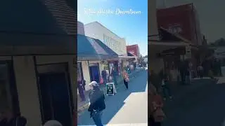 Sitka Alaska Downtown Busy & Sunny Day #worldtravel #wanderlust #alaska #historictown #beauty