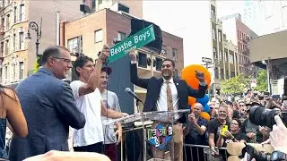 Beastie Boys’ Mike D and Ad-Rock Unveil ‘Beastie Boys Square’ in New York City’s Lower East Side