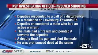1 man dead after officer-involved shooting in Logan County