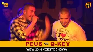 Peus 🆚 Q-Key 🎤 WBW 2018 Częstochowa (1/2) Freestyle Battle