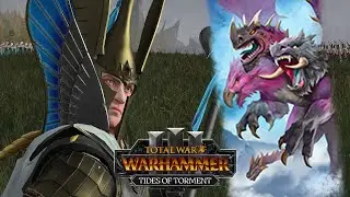 Caradryan & Chimeras Are Crazy - NEW High Elves vs Beastmen // Total War: WARHAMMER 3