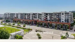 2 Bed 2 Bath Corner Unit at MONTROSE SQUARE | 3223 2180 Kelly Avenue, Port Coquitlam | 4K Tour
