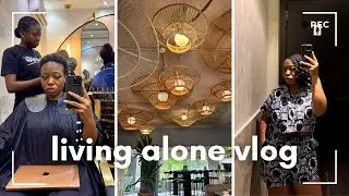 Living Alone in Nigeria | Productive Days, Nights Out, New Hair, Time with Friends