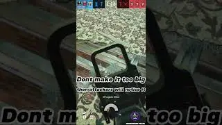rainbow six siege tips #rainbowsixsiege #shorts #rainbowsixclips  #rainbowsixsiegetips