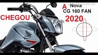 Honda lan&ccedil;a a Nova CG 160 FAN 2020 - NOVAS CORES E GRAFISMOS