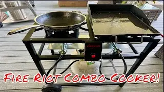 New Fire Riot Propane Deep Fryer and Griddle Combo Cooker