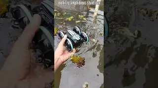 ihsan lagi asyik mobil rc amphibious stunt car