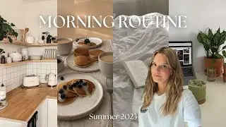 MORNING ROUTINE &Eacute;T&Eacute; 2023 *8AM* (productive, aesthetic, conseils, vacances) | Clara Lou