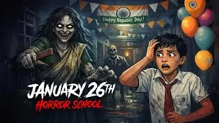 January 26th horror school 🏫 HORROR STORY |HINDI HORROR STORIES | ANIMATED STORIES 