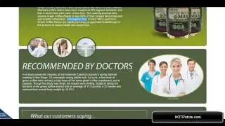 Pure green bean coffee extract.