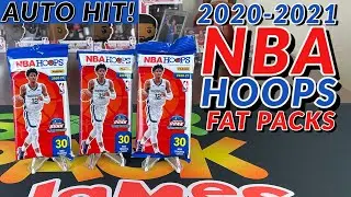 2020-21 Panini NBA Hoops Basketball Retail Fat Packs! Auto Hit! 🏀🏀🏀