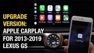 2013-2019 LEXUS GS | Wired Apple CarPlay & Android Auto | Install / Demo