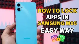 How To Lock Apps in Samsung M05 | Samsung M05 App Lock Settings |