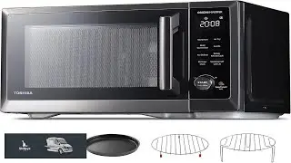 TOSHIBA Countertop Microwave Oven Air Fryer Combo Inverter Convection Broil Speedy