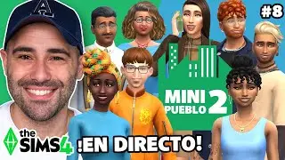 Calvario el DETECTIVE | RETO del MINI PUEBLO 2 en Directo 🏘️ Los Sims 4 | Ep. 8
