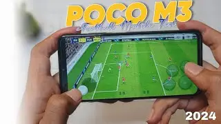 Xiaomi Poco M3 Snapdragon 662 eFootball Mobile Gaming Test in 2024.